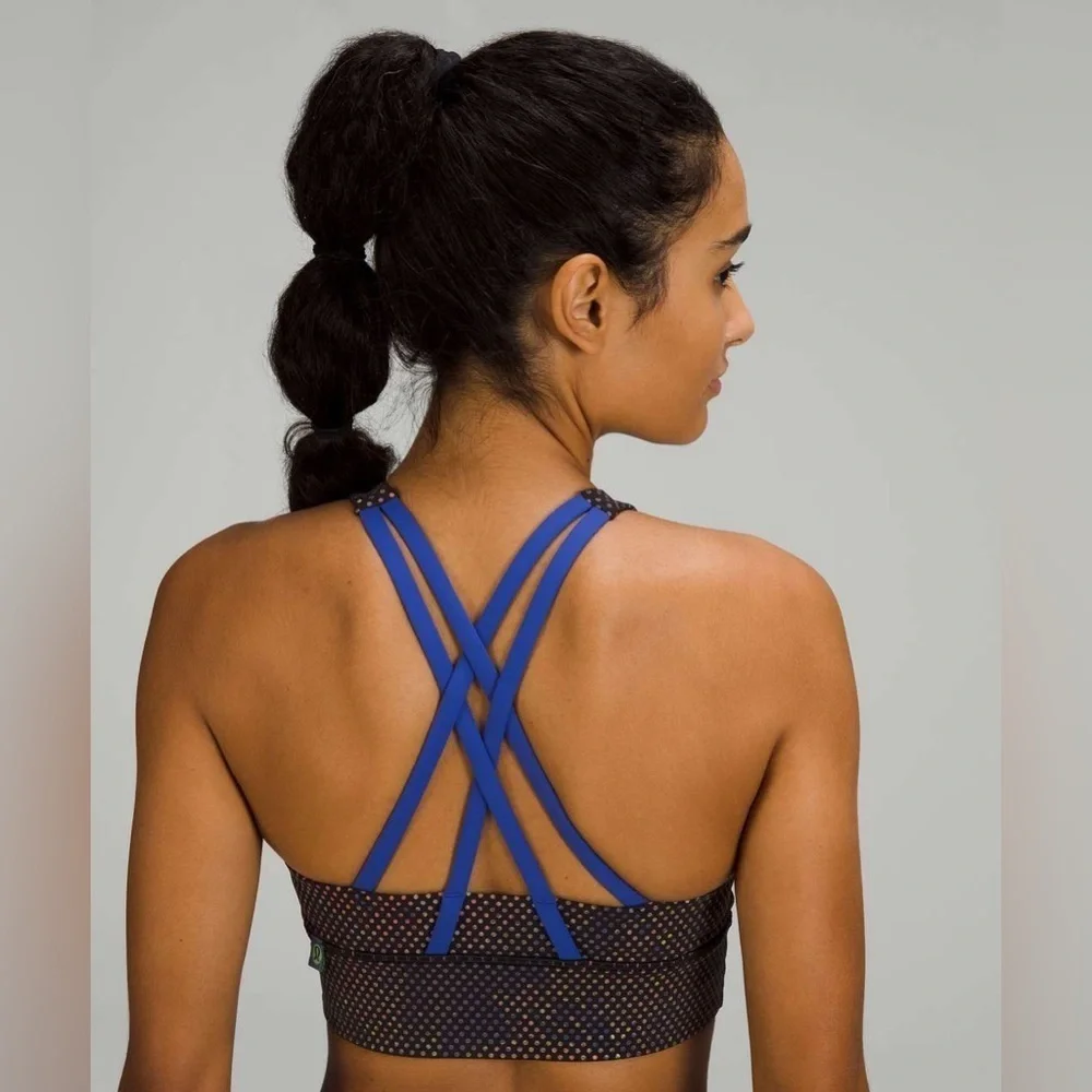Lululemon Limited Edition Energy High-Neck Longline Bra *Medium Support,B–D Cups